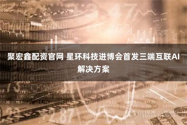 聚宏鑫配资官网 星环科技进博会首发三端互联AI解决方案